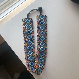 Tribal Beaded Choker necklace